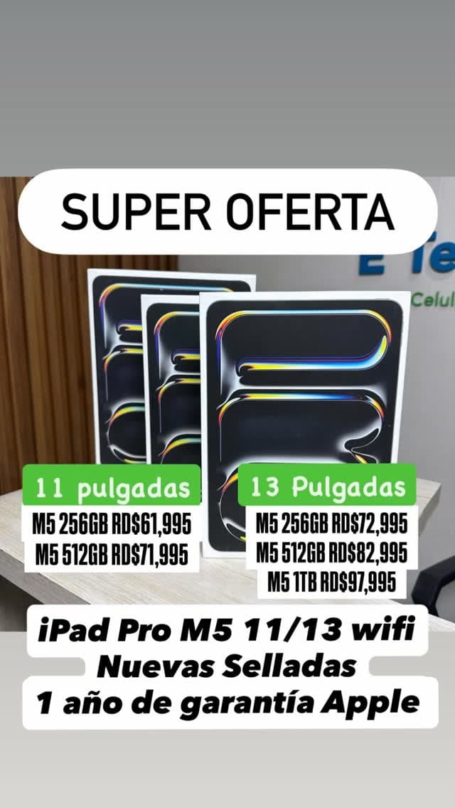 VEN & APROVECHA DE NUESTRAS SIGUIENTES SUPER OFERTAS DE IPAD ⌨️📱✅✅

DISPONIBLES PARA ENTREGA INMEDI